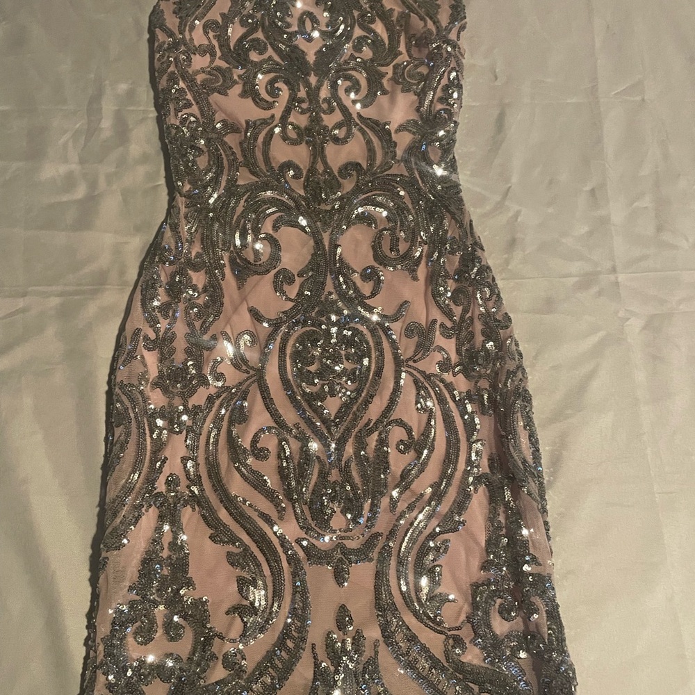 Elegant Sequin Embellished Dress